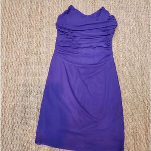 Sky To Moon Purple Strapless Dress Size S NWOT
